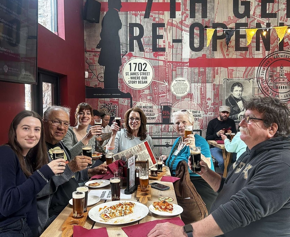 shared craft beer tasting